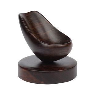 JOYO诤友实木烟斗架座正品烟斗斗架黑檀木底座创意单烟斗支架配件