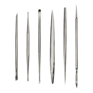 黑色金属泥塑刀油泥石粉粘土软陶泥手办模型制作塑型雕塑精钢工具