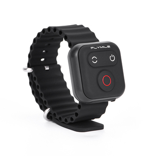 Flymile适用大疆Action5Pro/6/4运动相机蓝牙遥控器通用影石Insta360Acepro2/X5/Go Ultra无线快门拍照配件