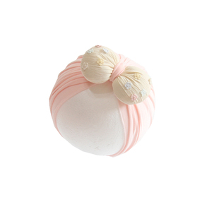 春夏款纯棉婴儿帽子男女宝宝可爱出游套头帽新生儿透气胎帽小月龄