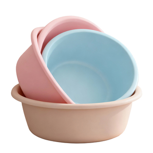 洗脸盆家用婴儿宝宝洗脚洗衣盆大中小号宿舍学生加厚塑料洗菜盆子