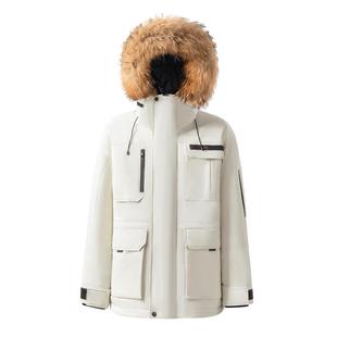 网易严选中国大鹅工装羽绒服2025地表强温90鹅绒服派克服男女同款