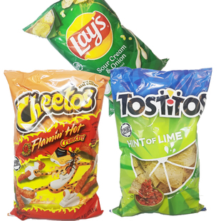 包邮进口奇多火辣奶酪辣椒玉米条玉米脆薯条乐事多氏CheetosChips