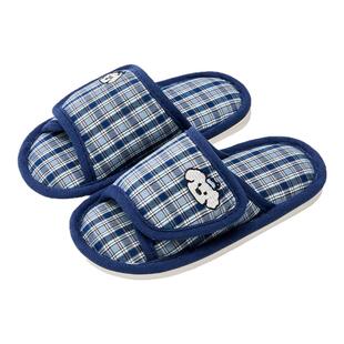 儿童亚麻拖鞋男童2026新款春秋室内家居抗菌防滑亲子棉麻布拖鞋女