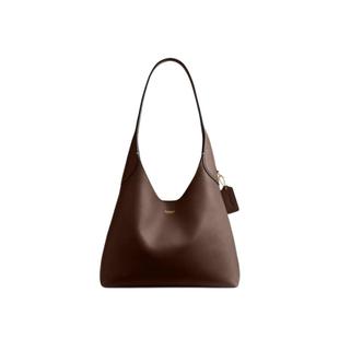 COACH/蔻驰女士Brooklyn28专柜hobo通勤百搭皮质半月包单肩手提包