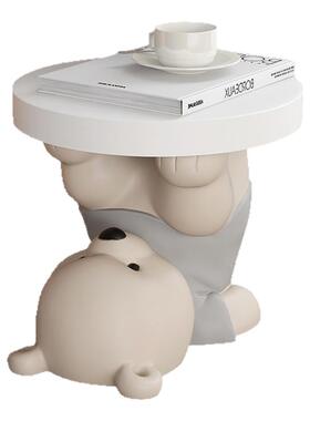 耐仕达元气熊换鞋凳客厅装饰摆件