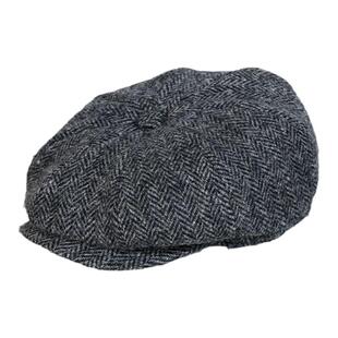 VISON 英伦八角帽粗花呢报童帽哈里斯风格鸭舌帽浴血黑帮帽子男女