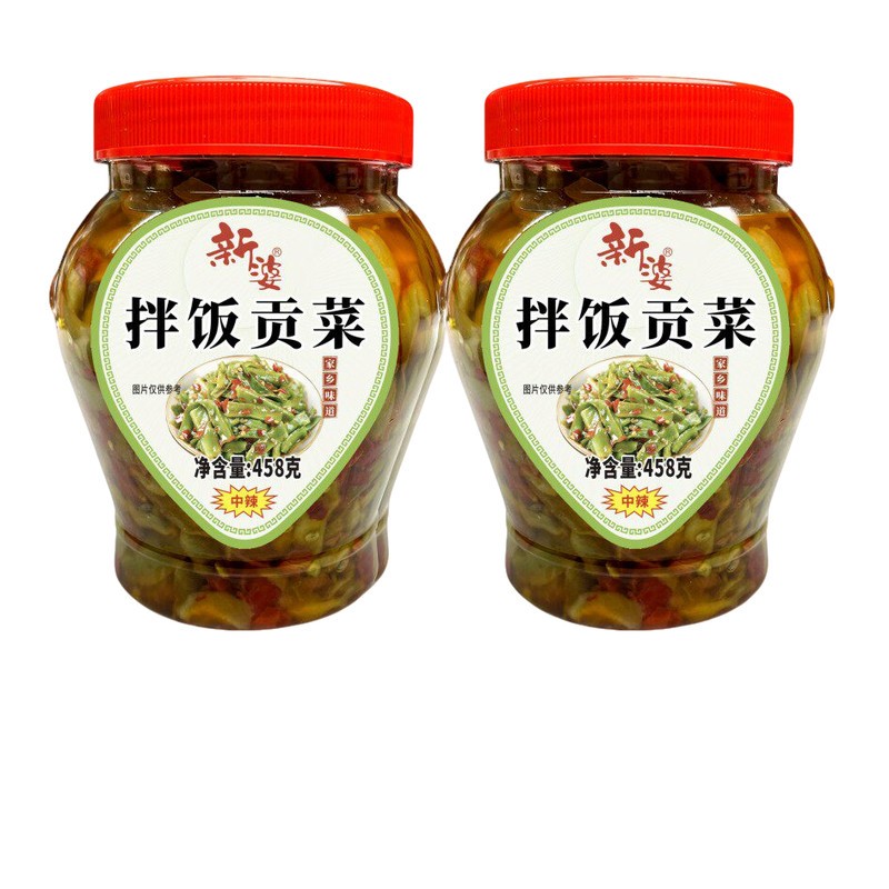 新婆拌饭贡菜辣椒酱拌面开盖即食