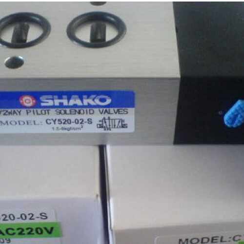 议价SHAKO原装台湾新恭电磁阀CY520-02-D CY520-02-S CY520-02-S-