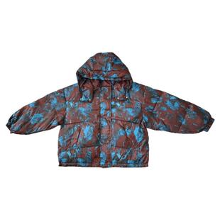 连帽羽绒服冬季女款中长款宽松洋气高级感欧货爆款时尚白鸭绒外套