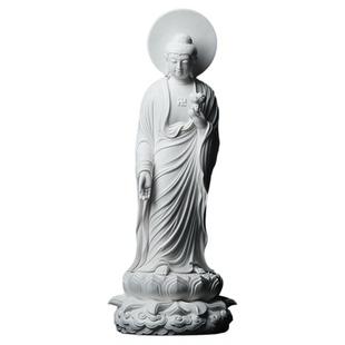 东方泥土《佛光阿弥陀佛》省大师林建平手工瓷雕艺术收藏品手签版