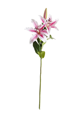 仿真手感大百合花香水百合高仿真假花 家居客厅装饰花艺摆件