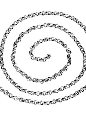 复古圆环男士简约文艺风银项链