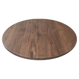 原木板材北美黑胡桃木桌面定制圆餐桌实木圆形台面圆桌转盘小茶几