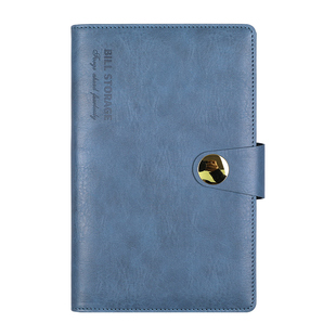 定期存单收纳本票据收纳册2026新款多功能票据存单夹活期存款储蓄单纸币收纳本子大容量支票汇票收集专用夹子