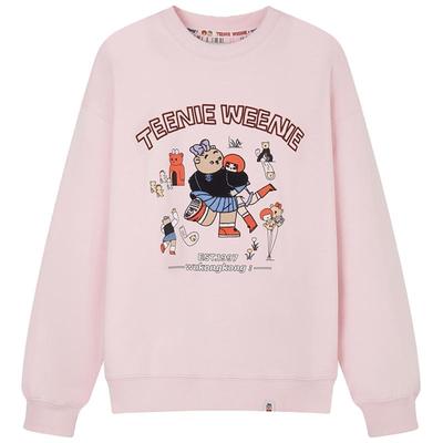 TeenieWeenie小熊奥莱学院风套头圆领卫衣上衣