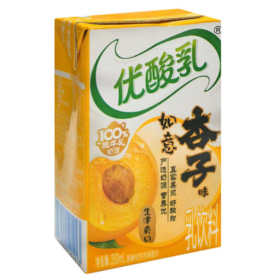 伊利优酸乳如意杏子味250ML/24盒