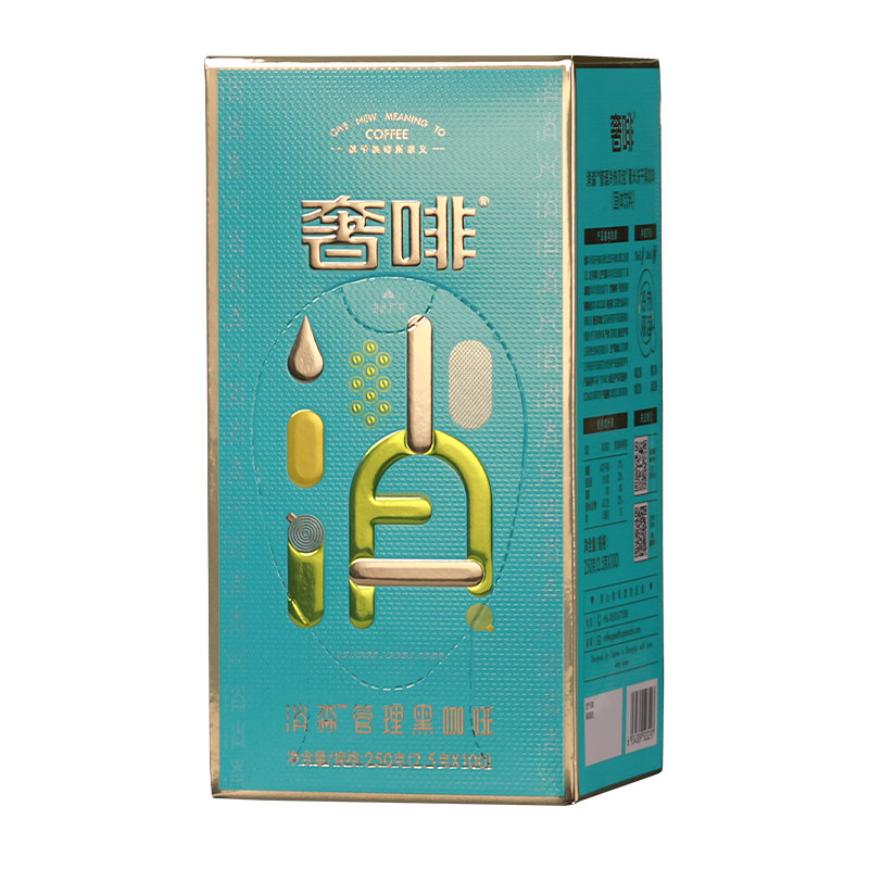 奢啡Cephei消水排肿黑咖啡100杯