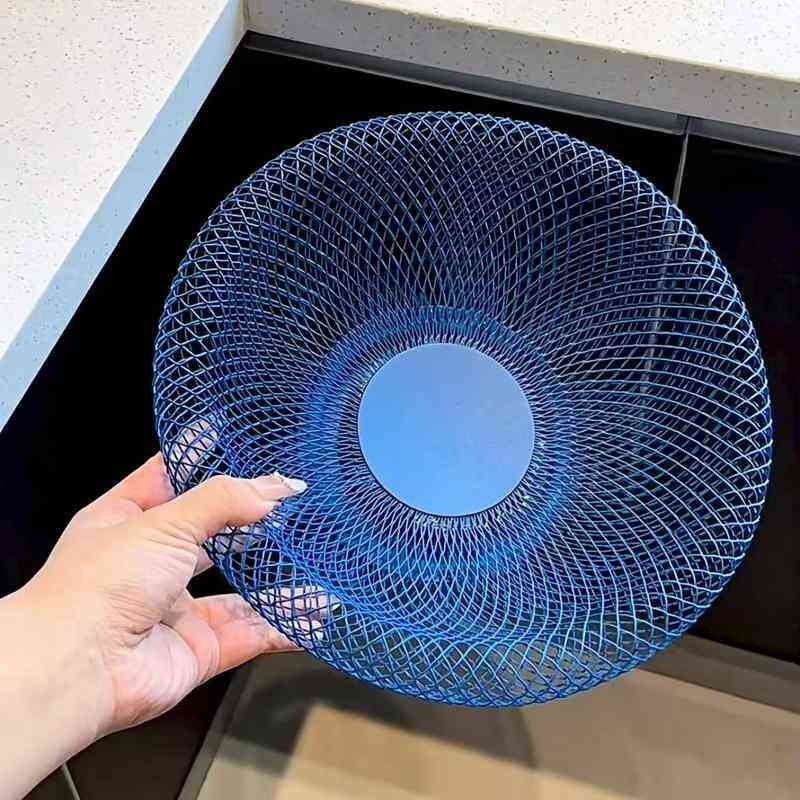 鸟巢果盘客厅茶几家用高端精致高颜值零食盘艺术感果蔬沥水篮摆件