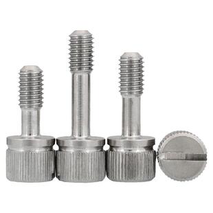 GB839不锈钢304高头一字槽滚花定制不脱出螺丝松不脱螺钉M3M4M5M6