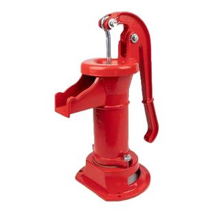 铸铁原始手动水泵手摇水井泵老式手压井头井水抽水泵幼儿园压水井