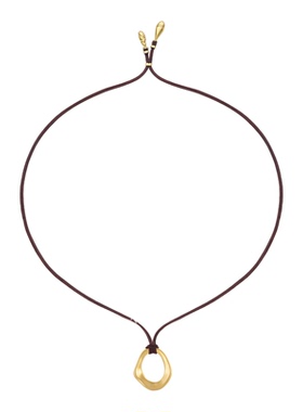 TWINSLULU高级简约椭圆形项链