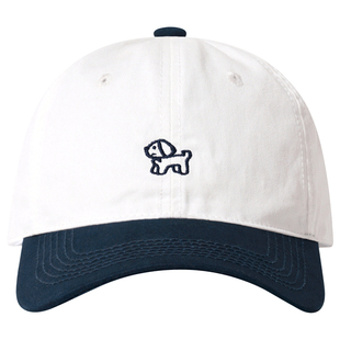 日系潮牌阿美咔叽复古拼色卡通刺绣棒球帽女港风休闲户外鸭舌帽男