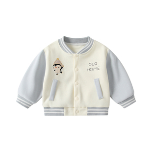 男宝宝衣服春装新款分体套装婴儿棒球服套装男童春秋休闲外出衣服