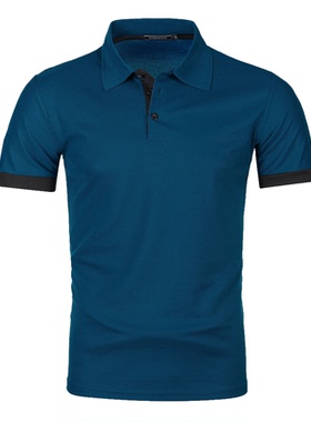 Men s Stand Collar Cotton T Shirt Camisa Polo Shirts 男士T恤