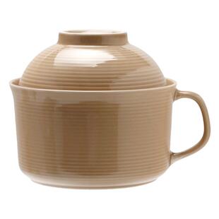 带盖陶瓷泡面碗食堂带手柄打饭碗宿舍学生方便面碗家用餐具汤碗