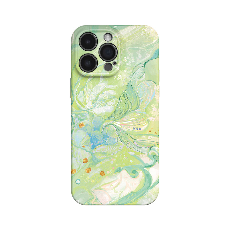 怒放~抽象油画花朵高级感ins适用iPhone16promax手机壳新nova14华为pura70小米15vivox100软oppofindx8苹果12
