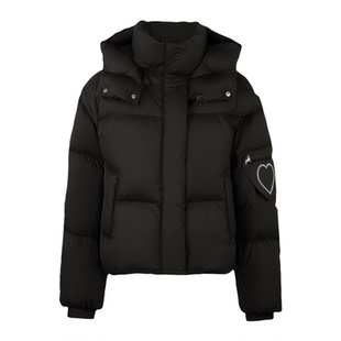 鸭鸭羽绒服2025年冬装新款女士短款修身显瘦时尚休闲百搭加厚外套