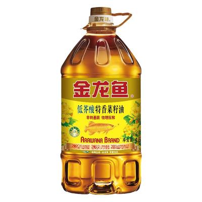 金龙鱼低芥酸特香菜籽油4.5L非转压榨rc