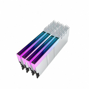 内存条散热马甲ARGB神光同步台式机DDR3/R4/R5通用铝合金高效散热