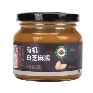中澜纯有机白芝麻酱黑白芝麻炒熟芝麻油官方旗舰店火锅蘸料拌面酱
