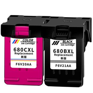 适用惠普(HP)680墨盒Deskjet Ink Advantage 3638 3636 3776 3777 3778 3779 3838喷墨彩色打印机黑色墨盒