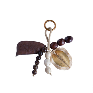 手作天然果壳种子包包挂件果壳风铃文琪同款满愿种子文艺小众挂饰