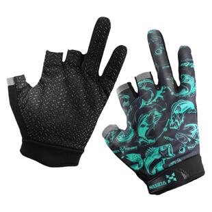 哈斯达手套路亚手套夏天防割防滑海钓防刺防晒钓鱼海钓路亚手套