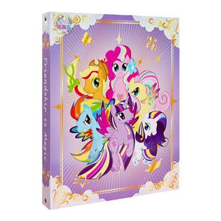 小马宝莉卡册卡片收纳册活页九宫格透明内页小卡卡套收藏册大容量卡牌卡游卡包收集册高颜值ins风A5/A4集卡册