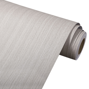 加厚灰色木纹家具贴纸翻新桌面柜子衣柜贴膜自粘装饰墙面防水墙纸