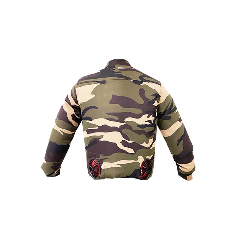 防暑降温电扇空调服工地电焊工户外工作服风扇衣服制冷充电劳保服
