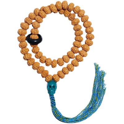 精品小金刚菩提子手串男配饰双层手链天然玛瑙原籽文玩佛珠尼泊尔