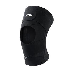 李宁护膝运动女半月板损伤徒步登山羽毛球跑步专业膝关节保护套男