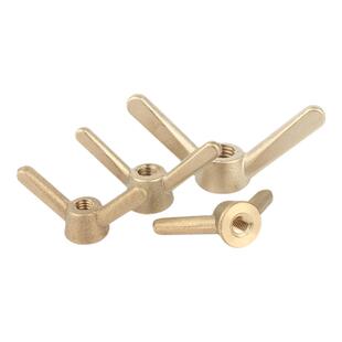 黄铜羊角螺母蝶形元宝螺丝帽吊环手拧铜螺母M6M8M10M12M16M18M20