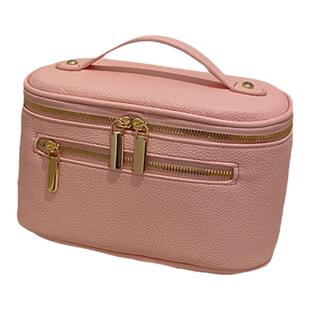 化妆包女士中号方形大容量纯色防水出差旅行分类可以收纳洗漱包邮