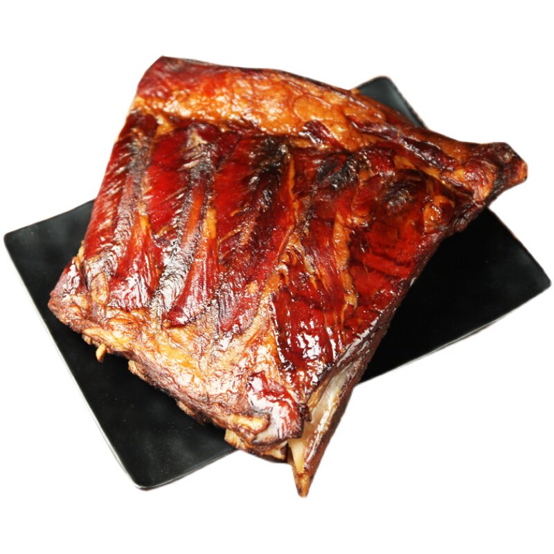正宗腊排骨整块农家自制烟熏子排肋骨肉湘西风味湖南土特产老腊味