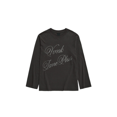 VVNK JANE PLUS2026春季新款烫钻长袖T恤女J620574370C21