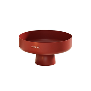 VEELAR水果盘红色乔迁结婚艺术客厅家用茶几精致高颜值零食糖果盘