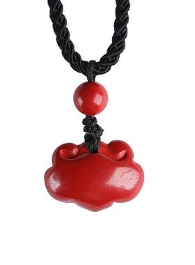 朱砂如意锁吊坠挂件手机链