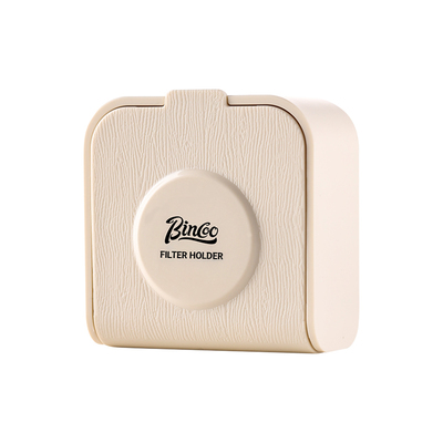 Bincoo壁挂式圆形咖啡滤纸收纳盒
